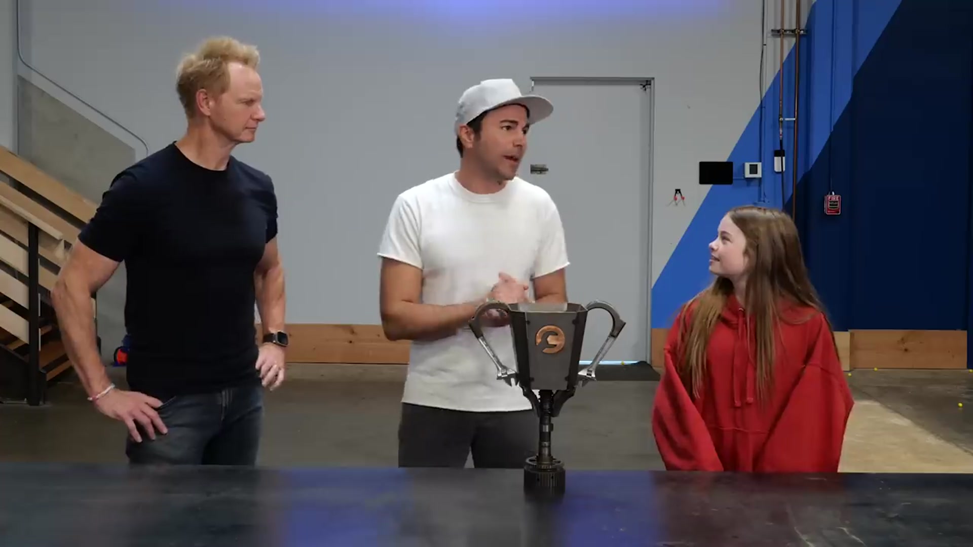 Video thumbnail for Mark Rober vs Salish and Jordan Matter Extreme Gymnastics(720P HD)