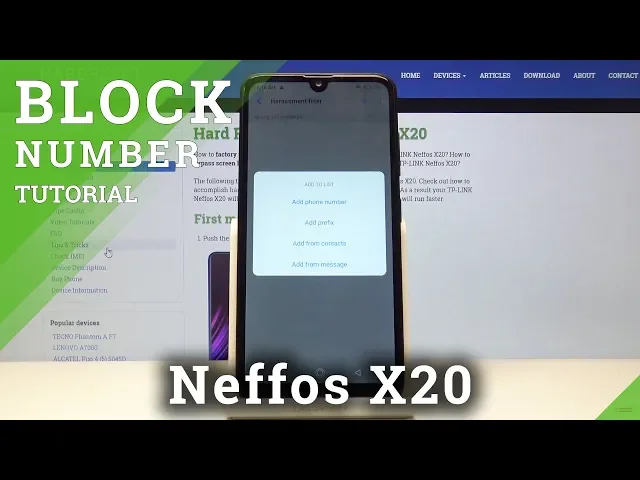 Video thumbnail for How to Block Number in TP-LINK Neffos X20 - Block Texts & Calls