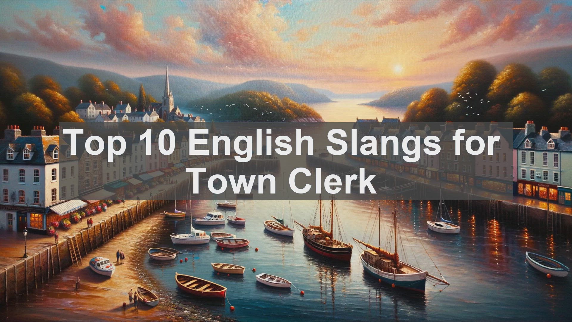 'Video thumbnail for Top 10 English Slangs for Town Clerk'