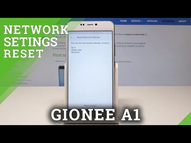 Video thumbnail for How to Reset Network Settings in GIONEE A1 - Fix Network Configuration