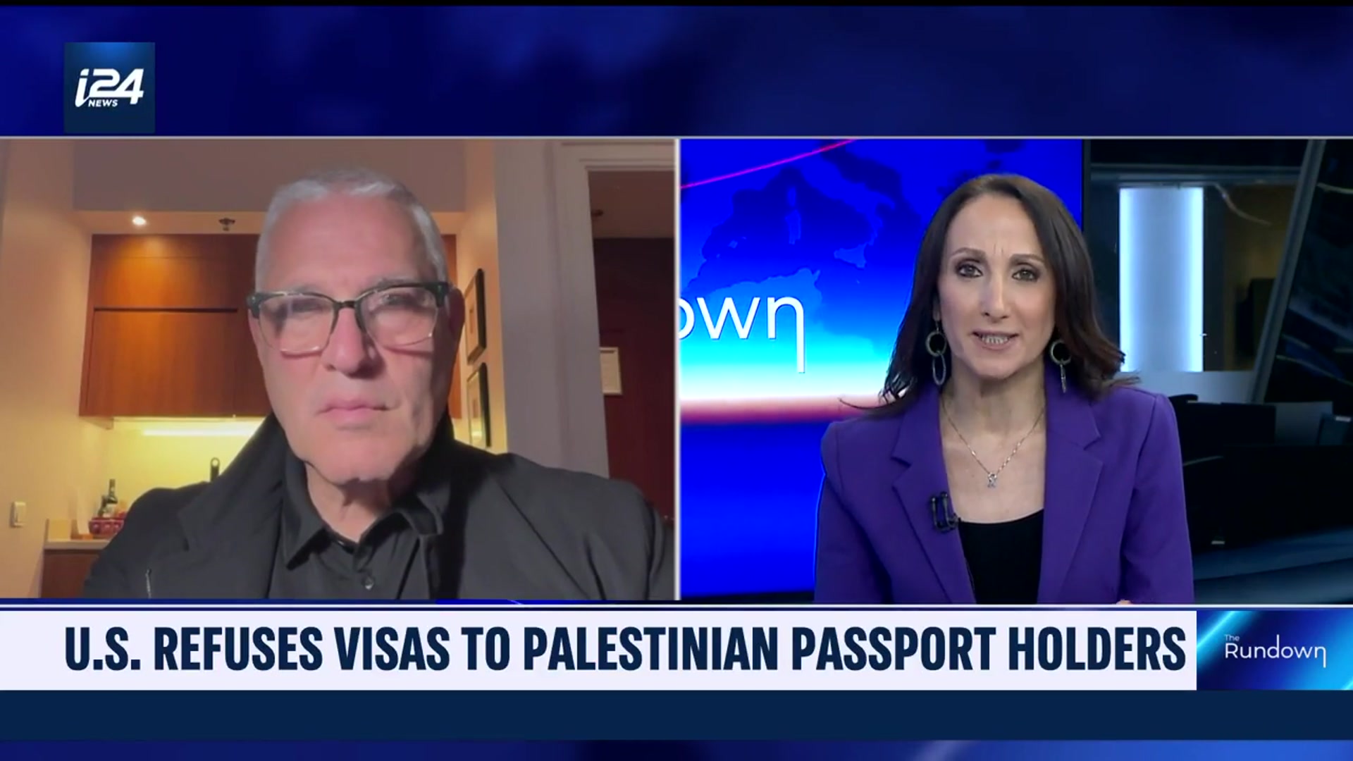 'Video thumbnail for US refuses visas to Palestinian passport holders'
