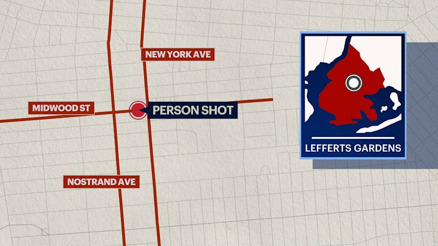 Video thumbnail for Man injured in Prospect Lefferts Gardens shooting