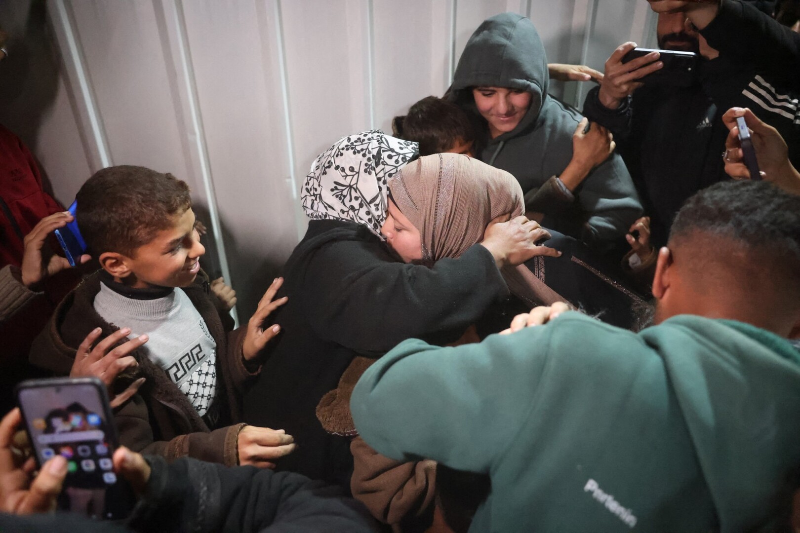 Video thumbnail for Palestinian families reunited: Rafah crossing reopening ends two-year separation