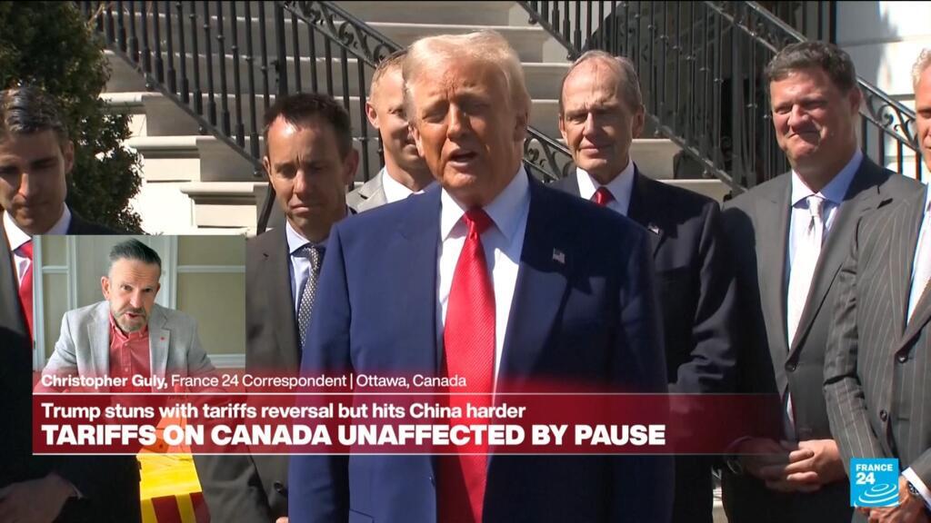 Video thumbnail for FRANCE 24's Christopher Guly reports on the impact of Trump's tariffs on Canada's election