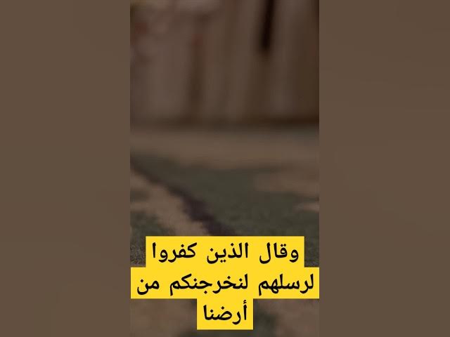 Video thumbnail for وقال الذين كفروا لرسلهم لنخرجنكم من أرضنا || تلاوة من سورة ابراهيم