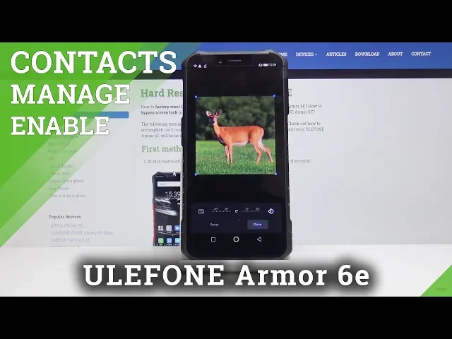 Video thumbnail for How to Add Photo Contact ULEFONE Armor 6E