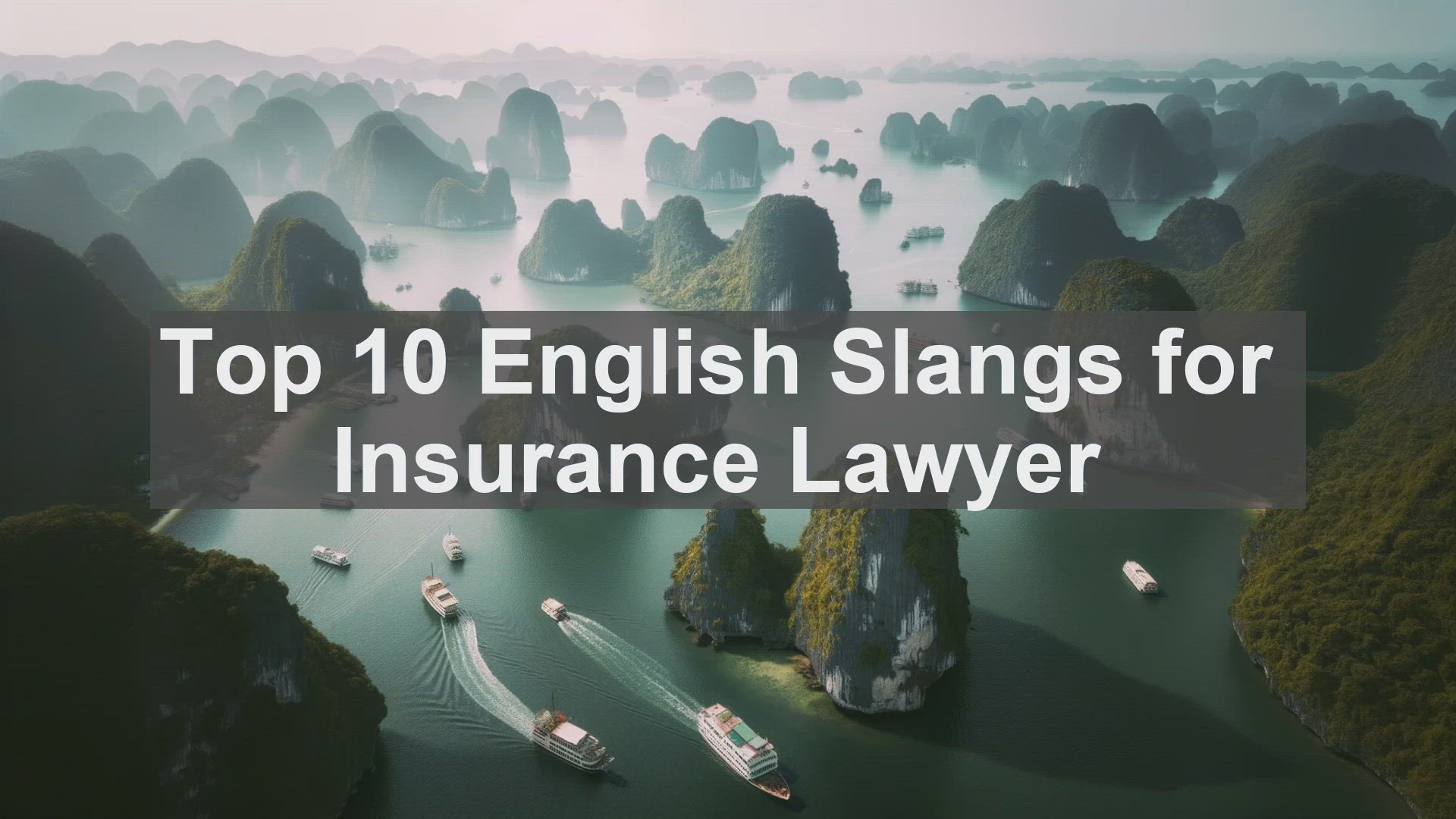 'Video thumbnail for Top 10 English Slangs for Insurance Lawyer'