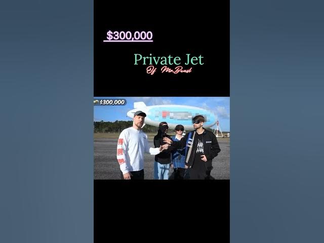 Video thumbnail for #mr.beast most expensive private jet tour #$500,000