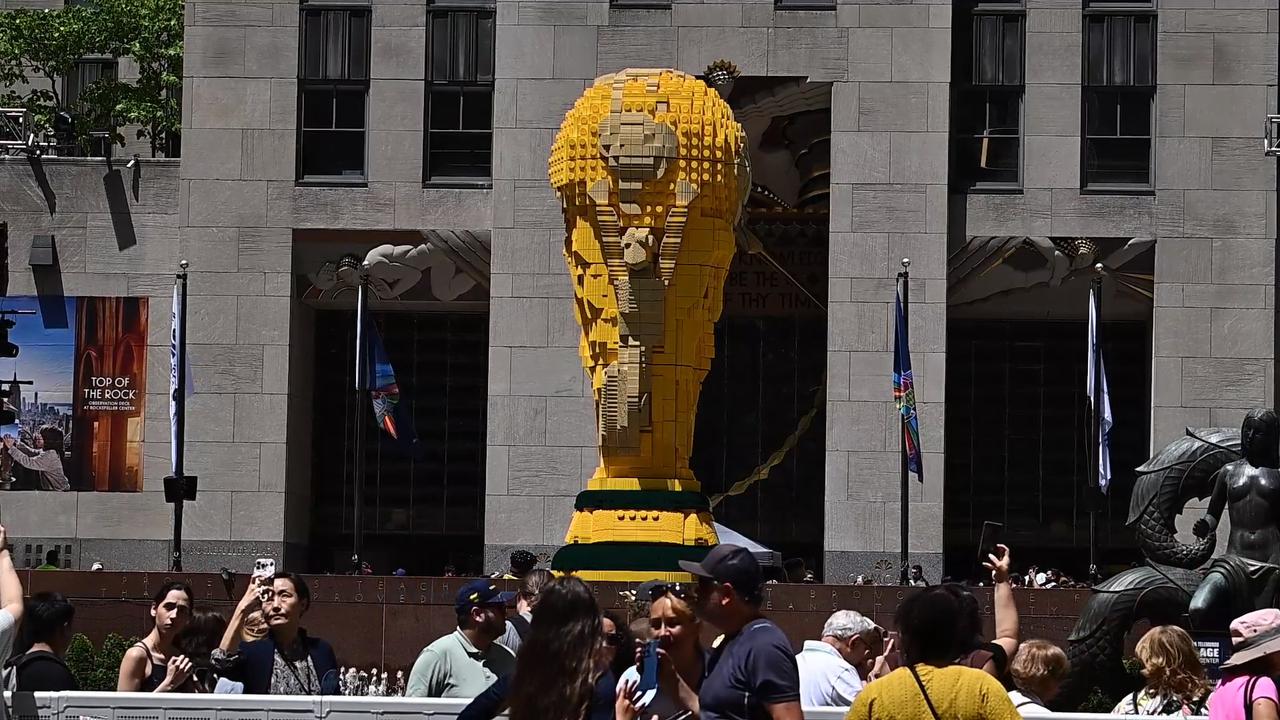 Video thumbnail for NY: Rockefeller Center World Cup Fan Village & Top Of The Rock.
