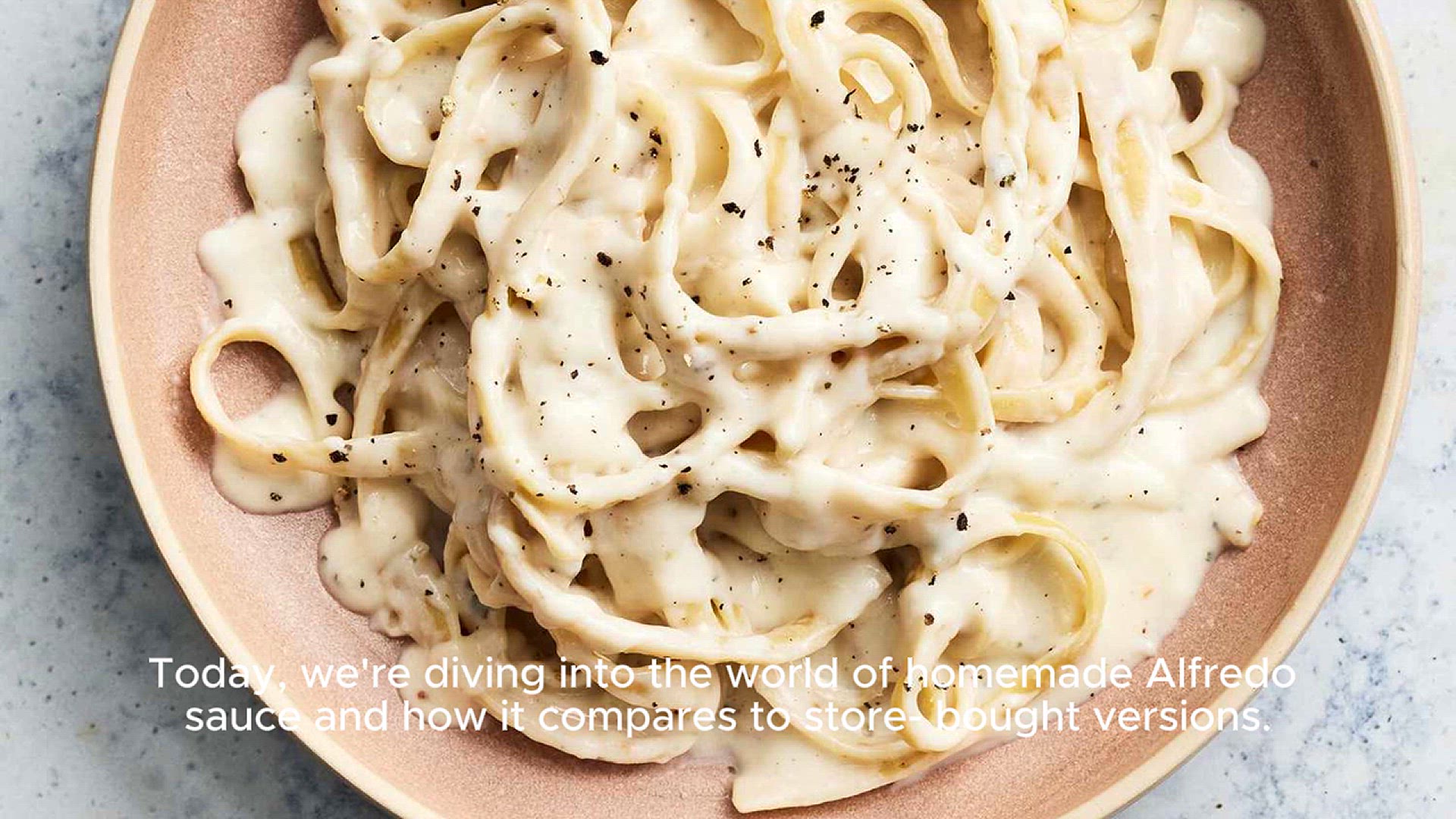 Video thumbnail for Alfredo sauce recipe