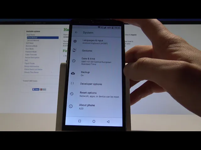 Video thumbnail for How to Enable Developer Options on BLACKVIEW A20 - USB Debugging & OEM Unlocking