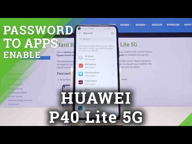 Video thumbnail for How to Protect Applications in Huawei P40 Lite 5G - Secure Apps With Password