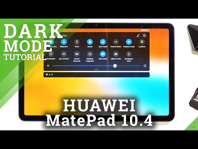 Video thumbnail for How to Activate Dark Mode on HUAWEI MatePad 10.4 – Set Dark Theme