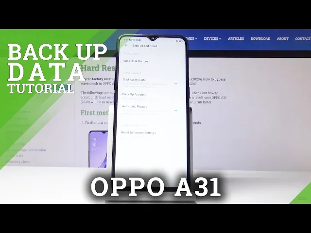 Video thumbnail for How to Create Google Backup in OPPO A31 2020 – Copy & Save Data