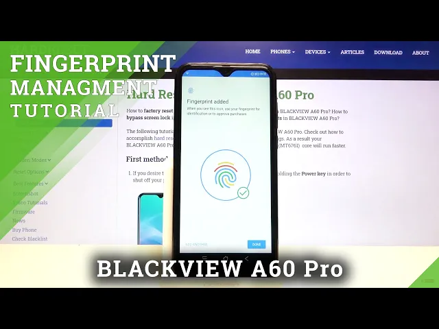 Video thumbnail for How to Add Fingerprint to BLACKVIEW A60 Pro – Change Screen Lock Method