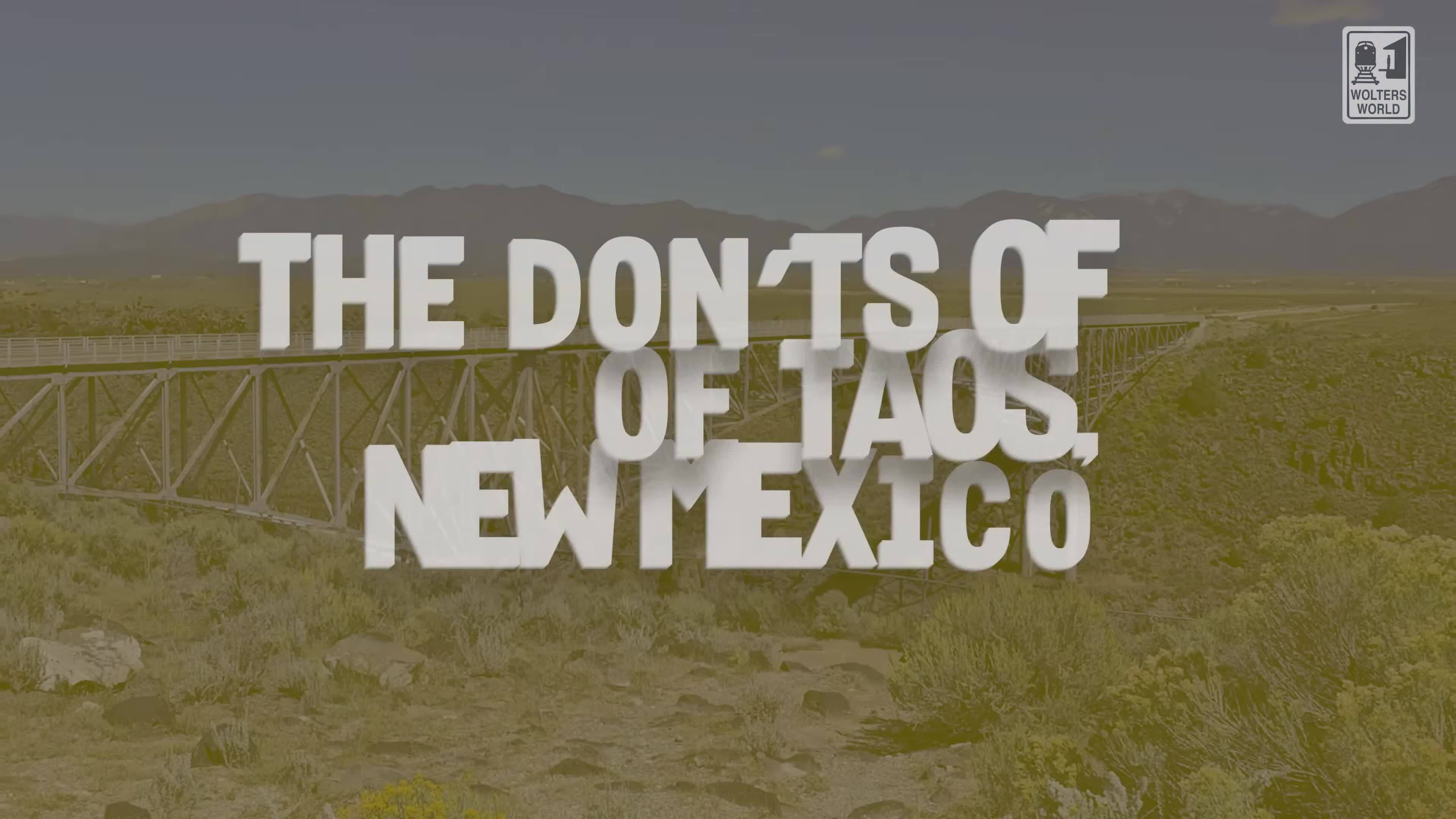 Video thumbnail for The Don'ts of Taos, New Mexico