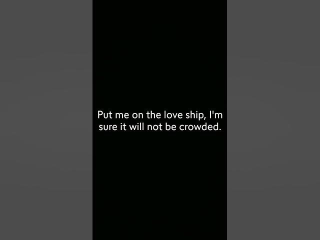 Video thumbnail for Put Me On The Love Ship