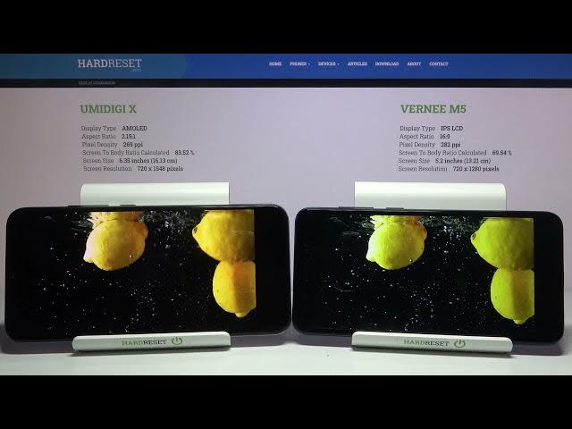 Video thumbnail for Display Comparison UMIDIGI X & VERNEE M5 – Display Quality