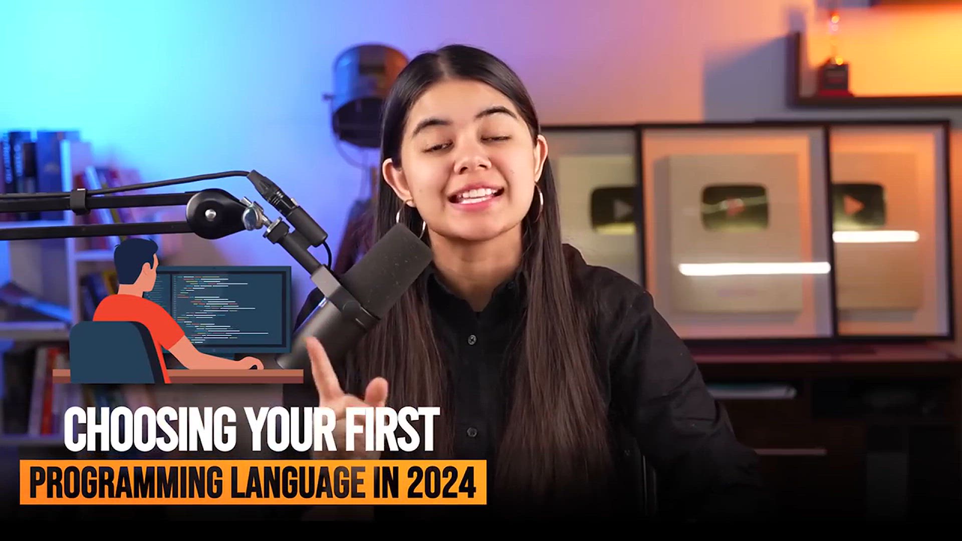 'Video thumbnail for Which Coding Language should you start with in 2024_ For Beginners'