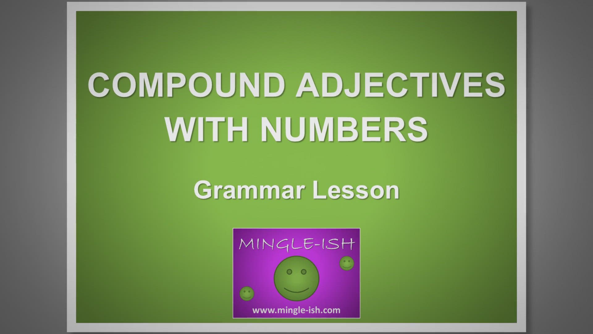 'Video thumbnail for Mastering Compound Adjectives with Numbers: Quick Guide'