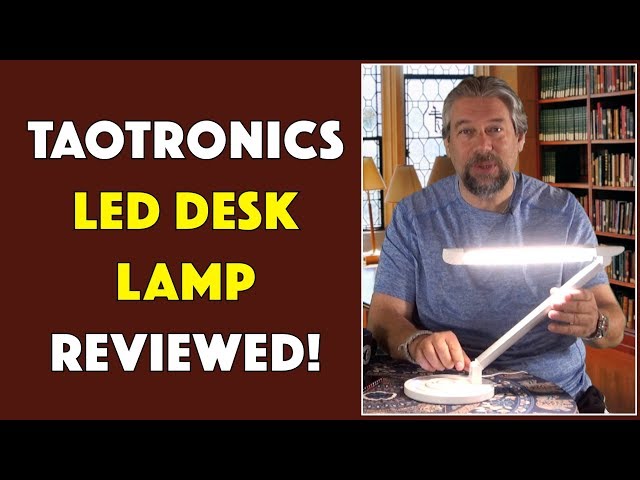 Video thumbnail for The Slick Taotronics LED Desk Lamp -- REVIEWED!