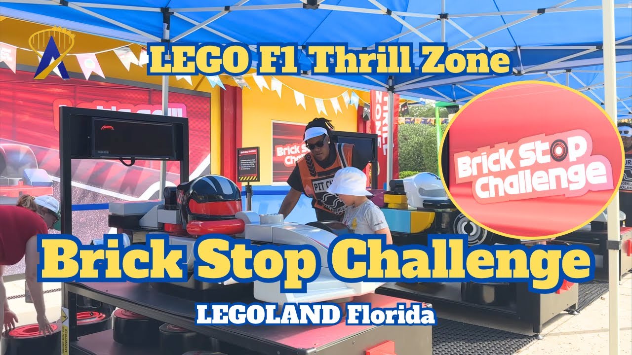 Video thumbnail for LEGO F1 Thrill Zone, Brick Stop Challenge - LEGOLAND Florida