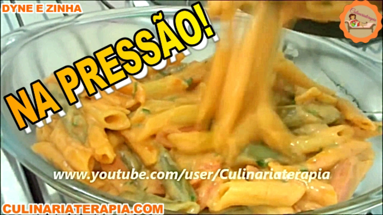 'Video thumbnail for MACARRÃO CREMOSO COM QUEIJO FEITO EM 3 MINUTOS NA PANELA DE PRESSÃO'