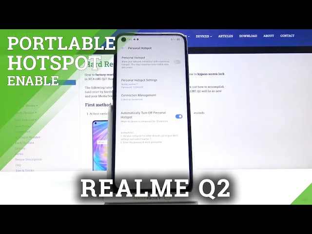 Video thumbnail for How to Activate Portable Hotspot in REALME Q2 – Share Wi-Fi