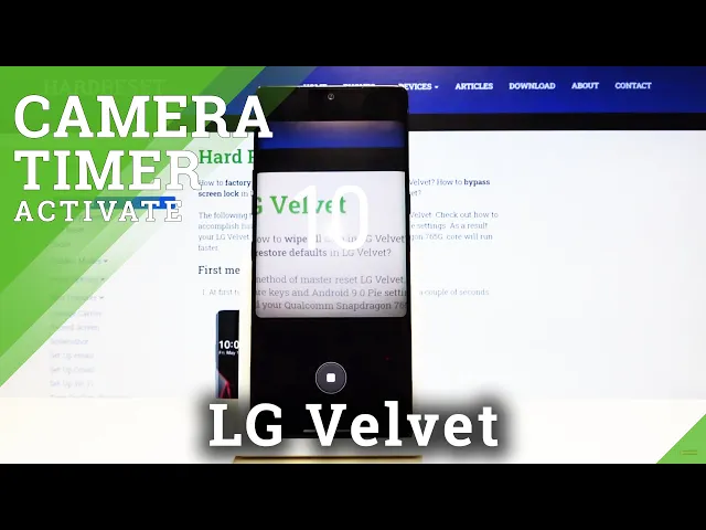 Video thumbnail for How to Use Camera Timer in LG Velvet – Activate Camera Timer