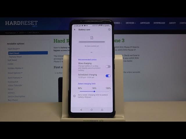 Video thumbnail for How to Use Charging Limit in ASUS ROG Phone 3?