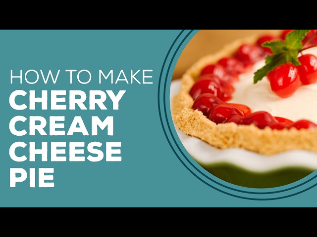 Video thumbnail for Blast from the Past: Cherry Cream Cheese Pie Recipe | Easy No Bake Dessert Recipe Ideas