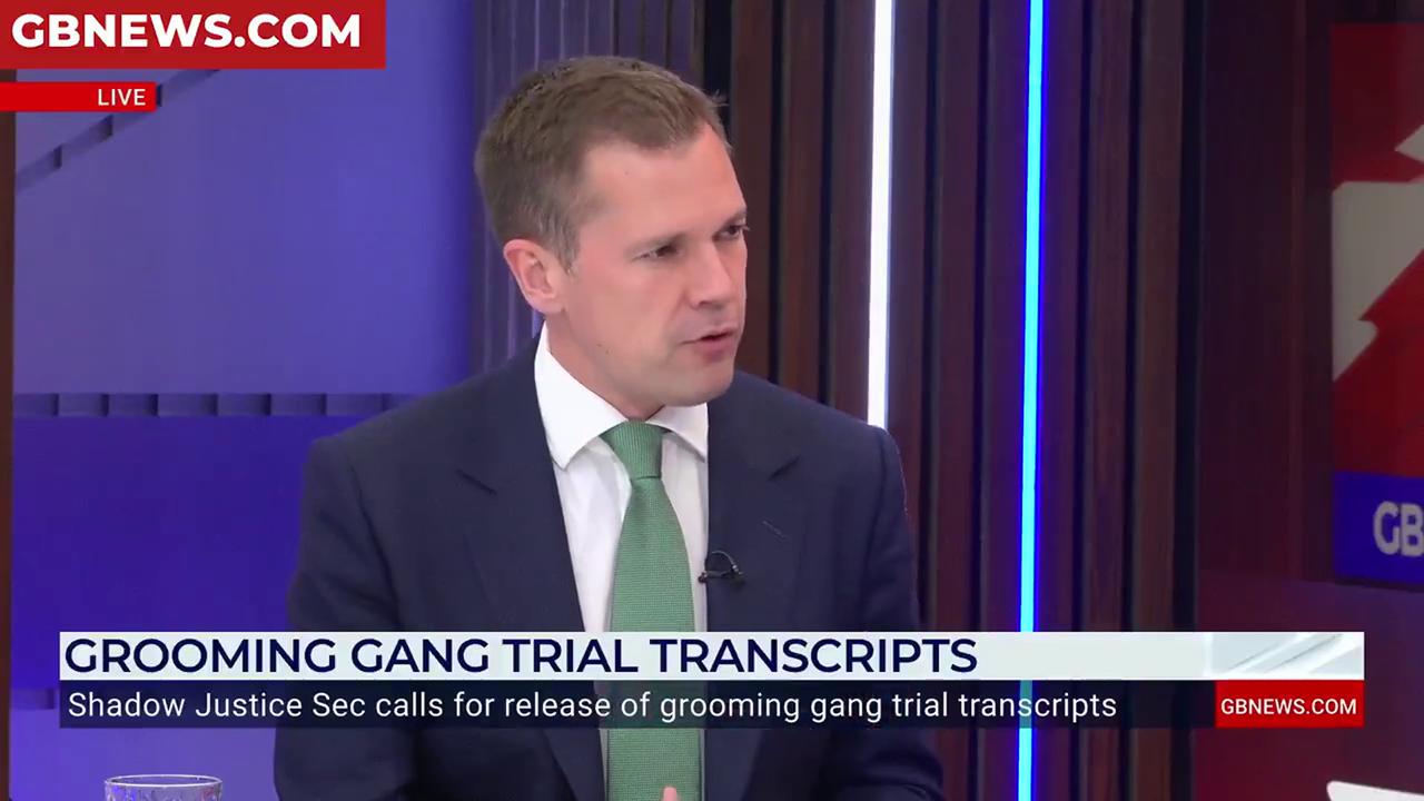 Video thumbnail for British judges withholding grooming gang trial transcripts is 'completely wrong', Robert Jenrick claims