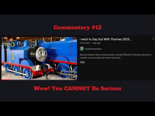 Video thumbnail for Commentary #12: Wow! You CANNOT Be Serious