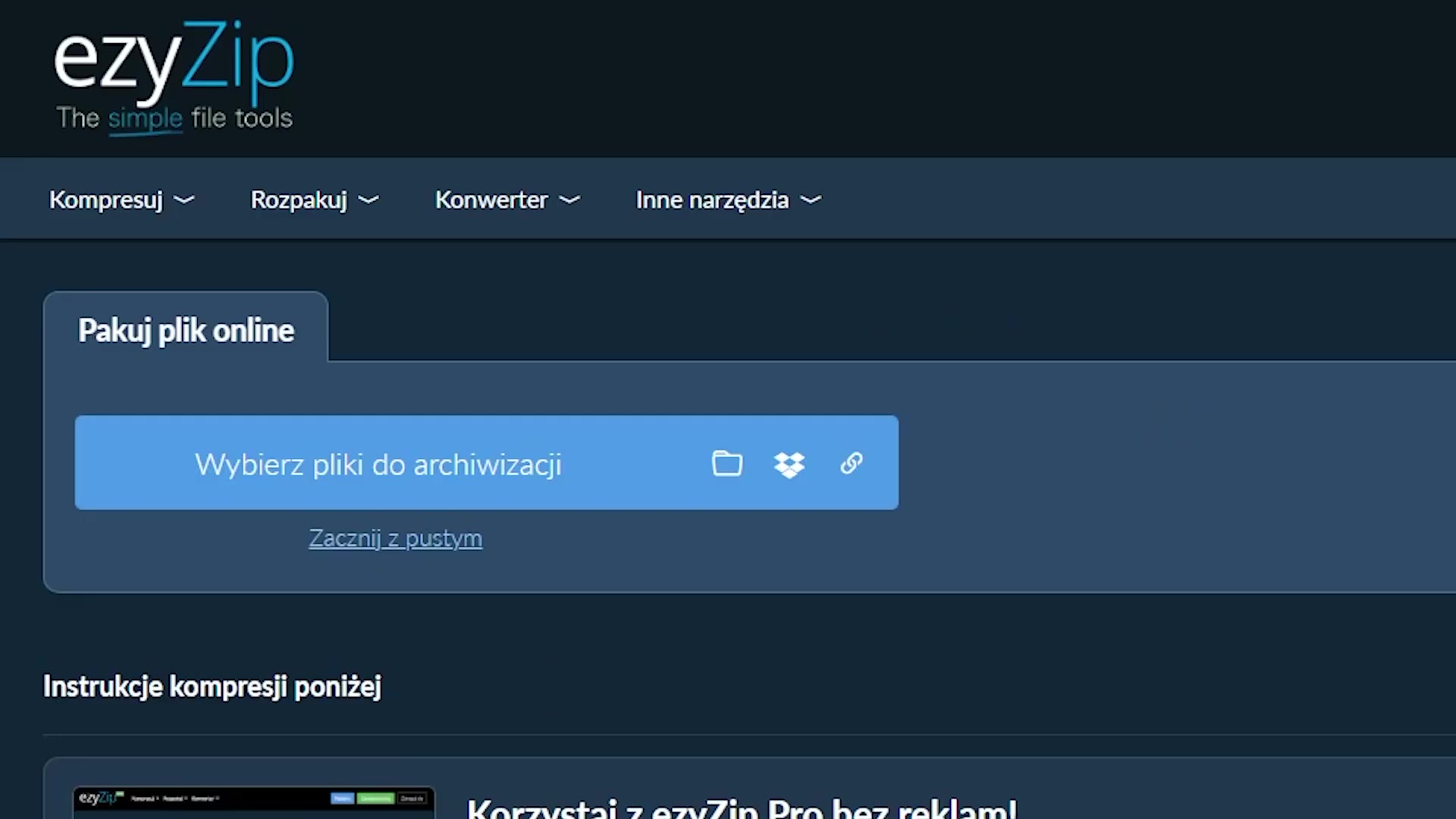 Video thumbnail for 📦 Jak Utworzyć Plik Archiwum za Pomocą EzyZip Online za Darmo | Bez Instalacji Oprogramowania