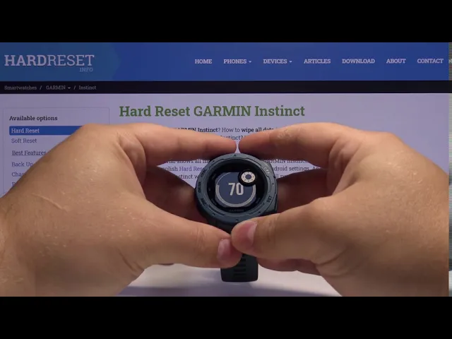 Video thumbnail for How to Change Screen Brightness in GARMIN Instinct – Customize Screen Display