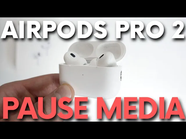 Video thumbnail for How to Pause Media on AirPods Pro 2 - Pause Music with AirPods Pro 2nd Gen