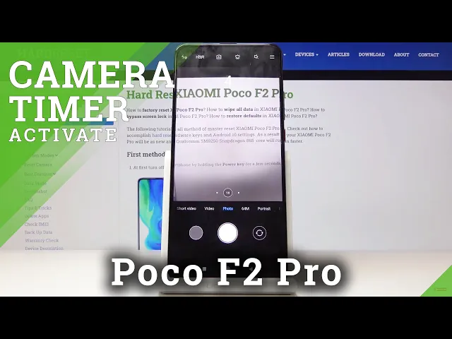 Video thumbnail for How to Adjust Camera Timer in XIAOMI Poco F2 Pro – Camera Settings