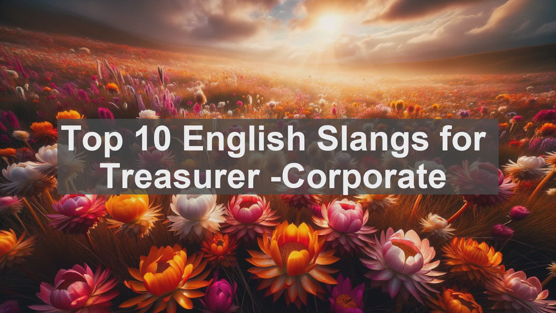 'Video thumbnail for Top 10 English Slangs for Treasurer Corporate'
