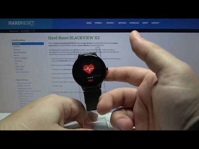 Video thumbnail for How to Measure Heart Rate Using BLACKVIEW X2 Health Monitor App