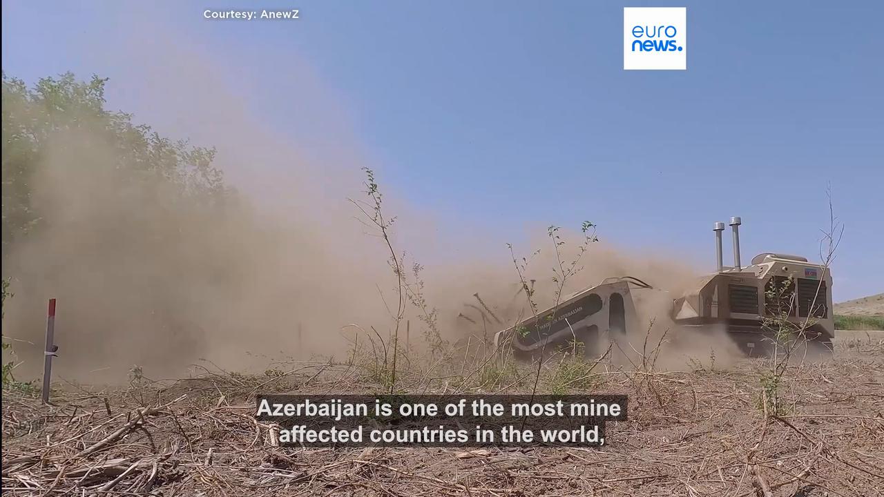 Video thumbnail for Machines take over one of the world's most dangerous jobs — clearing landmines
