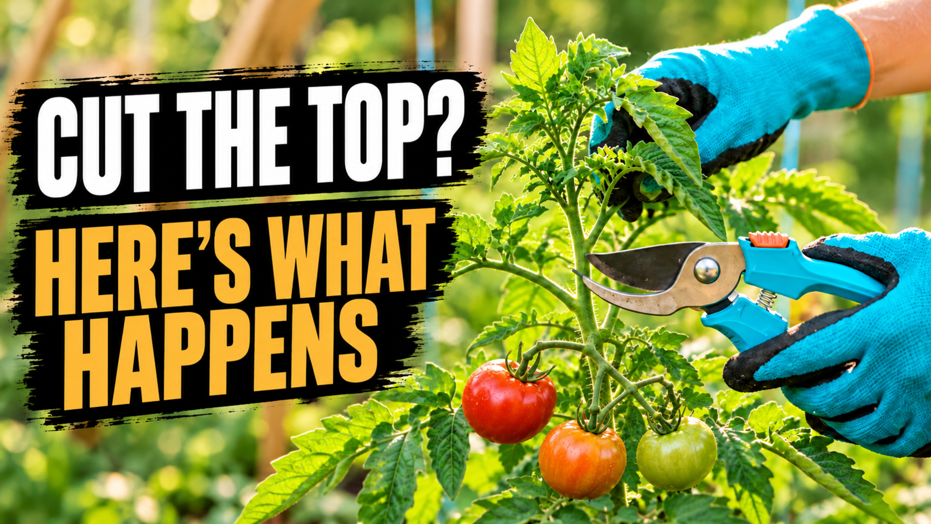 Video thumbnail for What Happens When You Cut The Tops Off Tomato Plants?