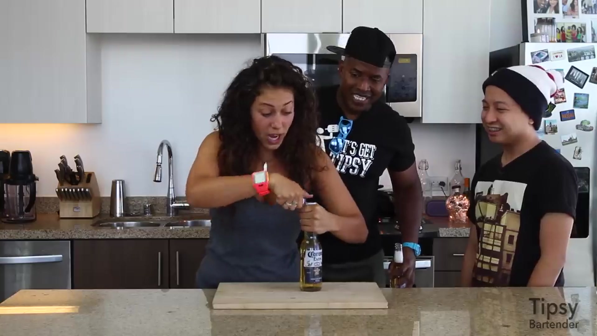 Video thumbnail for 7 Cool Ways to Open Beer   Tipsy Bartender(720P HD)