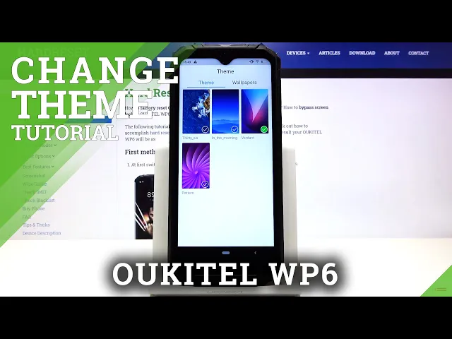Video thumbnail for How to Customize Display Look in Oukitel WP6 - Change Device Theme
