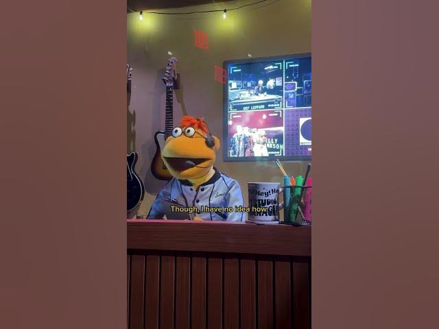 Video thumbnail for FIRST LOOK: Rock ‘n’ Roller Coaster Starring The Muppets Preshow with Scooter!