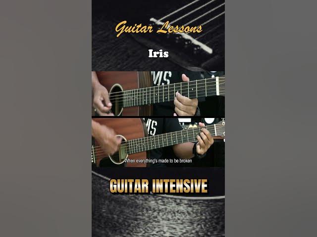 Video thumbnail for Iris - Goo Goo Dolls | EASY Guitar Lessons TAB - Guitar Tutorial #guitarhowto