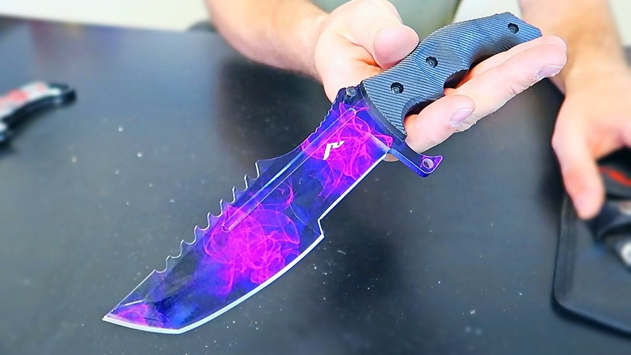 Video thumbnail for Biggest Knife Unboxing Ever - CSGO Knives in Real Life & more