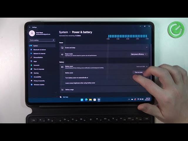 Video thumbnail for HUAWEI MateBook E Windows 11 - How To Enable & Disable Battery Saver