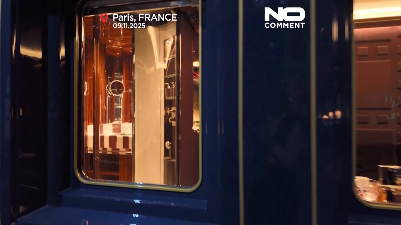 'Video thumbnail for Legendary Orient Express returns in Paris show celebrating 100 years of Art Deco'