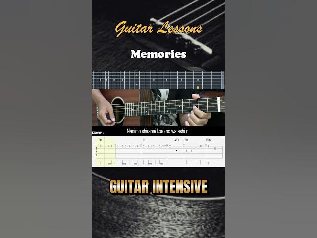Video thumbnail for Memories (Ost. One Piece) - Maki Otsuki | EASY Guitar Lessons TAB - Guitar Tutorial #chordgitar