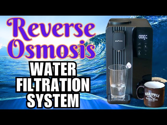 Video thumbnail for Drink Up with the Ecoviva RO-MATE4 UV Countertop Reverse Osmosis Water Filter System